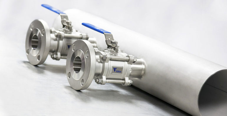 Valex Stainless Steel Process Cooling Water Ball Valves